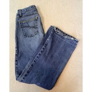 Y2K Vintage Cruel Girl Jeans Womens Blue Bootcut Low Rise Slim Western Jeans